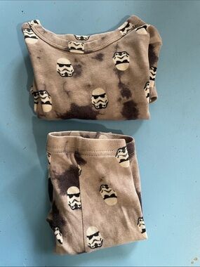 GAP Star Wars Black Stormtrooper Print Kids Pajama Set